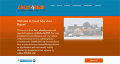 Desktop Screenshot of greatbearautoshop.com